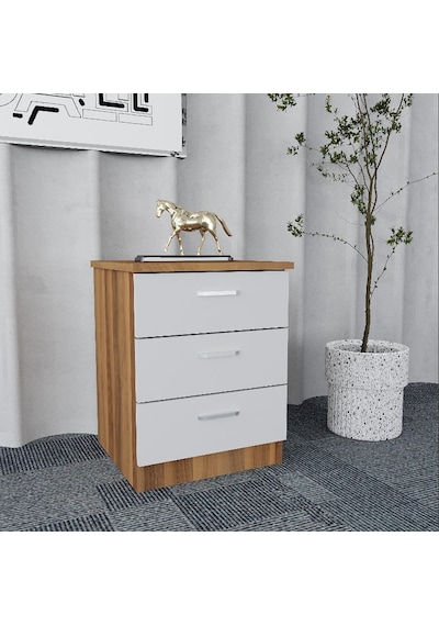 Oliver 5'li Ofis Takımı  Model 4 Çam Beyaz