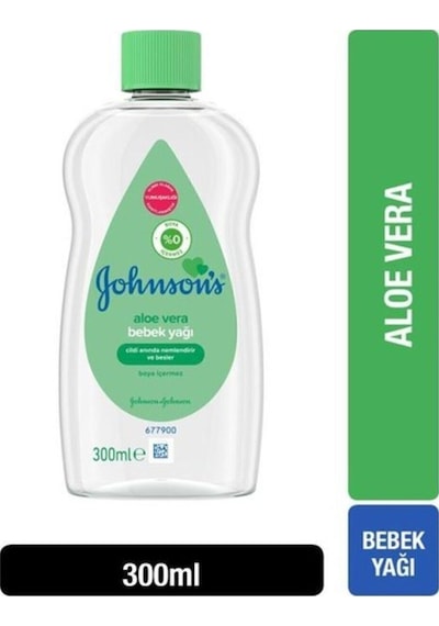 Johnson’S Baby Aloe Vera Yağ 300Ml