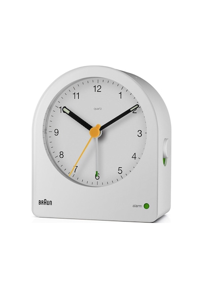 Braun Bc22w Beyaz Klasik Analog Alarmlı Masa Saati Brn.bc22w