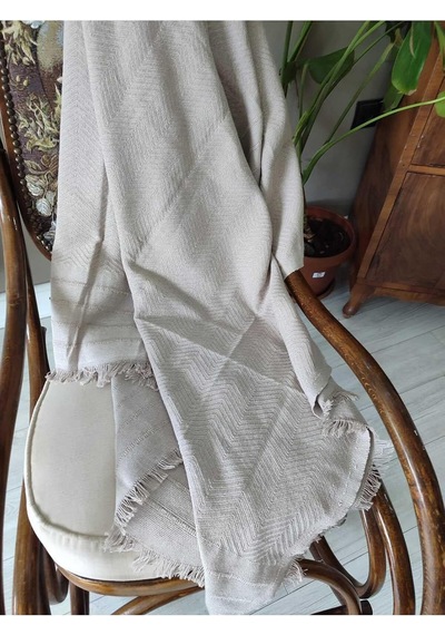 Koltuk Örtüsü Balıksırtı Siyah 175 X 210 Diğer