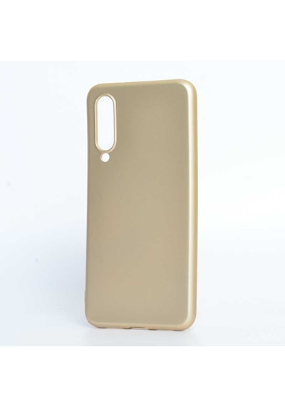Kilifone - Xiaomi Uyumlu Mi 9 Se - Kılıf Mat Renkli Esnek Premier Silikon Kapak - Gold