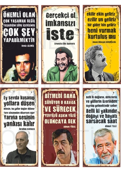Deniz Gezmiş, Che Hasan Hüseyin, İbrahim Karaca, Adnan Yücel, Ahm