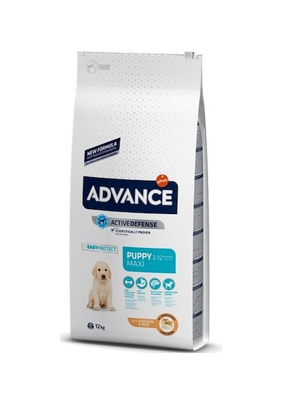 Advance Puppy Protect Maxi Tavuklu Büyük Irk Yavru Köpek Maması 12 KG