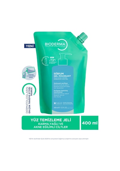 Bioderma Sebium Foaming Gel Refill 400 Ml