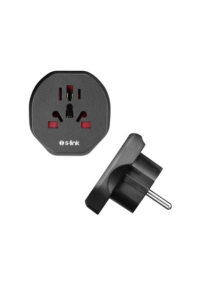 S-link Sl-wl09 Çok Amaçlı Universal Avrupa Çıkışlı - Türk Priz Çevirici
