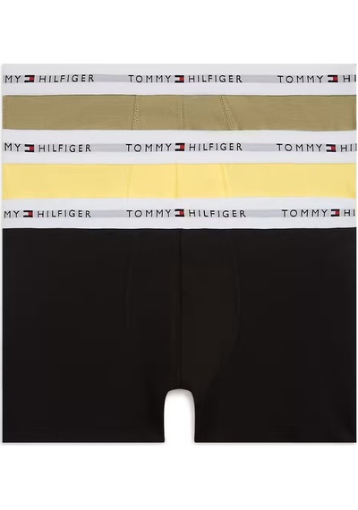 Tommy Hilfiger 3p Trunk Erkek Sarı Boxer - Um0um03889