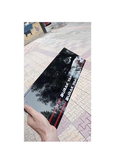 Pleksi Plakalık Takım 2 Ad. - App Ve Normal Plaka İçin Alt Üst Pleksi Plakalık - Tüm Araçlara Uyumlu - 577507876