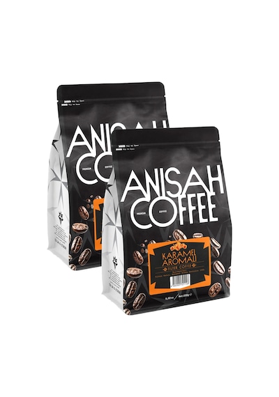 Anisah Karamel Aromalı Öğütülmüş Filtre Kahve 2 x 250 G