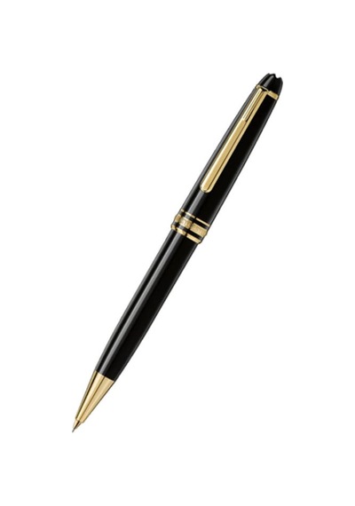 Montblanc Meisterstück Classique Altın Kaplama Kurşun Kalem 0.5 M Siyah