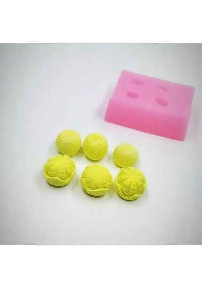 Mini Portakal Silikon Kalıp 1x1x1 Cm