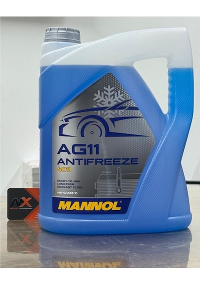 2025 Üretimli Mannol Yüksek Performanslı Donmayan Formül Hazır Kullanım Mavi Antifriz 5l -40 +125 C Mavi