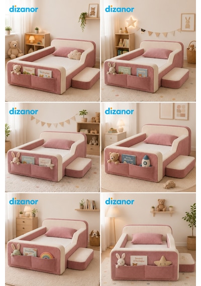 Dizanor Maxi Nest Montessori Çocuk Karyola Yatak Seti Gri Fitilli 140 X 200 Dizanor Maxi Nest Montessori Çocuk Karyola Yatak Seti Gri Fitilli 140 X 200