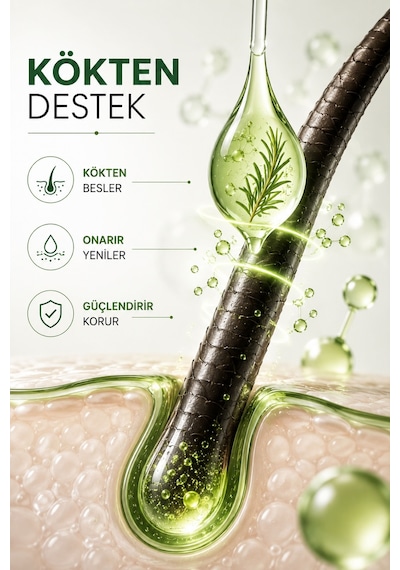 Agarta Saç Dökülmesine Karşı Bitkisel Tuzsuz Şampuan 400 ML (Biberiye özlü)