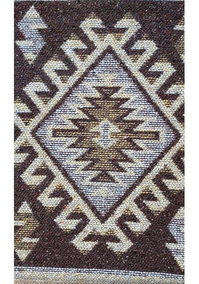40x40 Kilim Sandalye Ve Koltuk Minderi, Kahverengi - Kahverengi