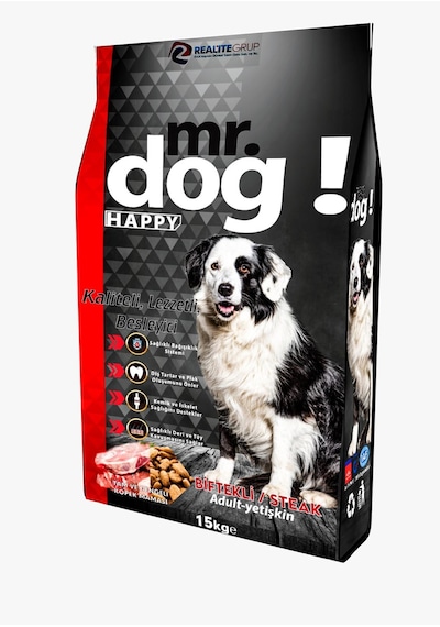 Mr. Dog Happy Biftekli Yetişkin Köpek Maması 15 KG Mr. Dog Happy Biftekli Yetişkin Köpek Maması 15 KG