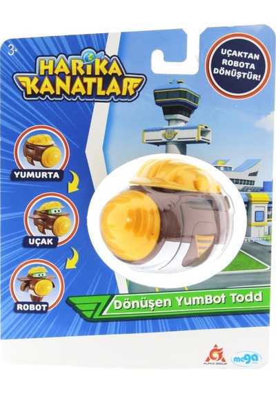 Harika Kanatlar Dönüşen Tekli Figür Yumbot Todd