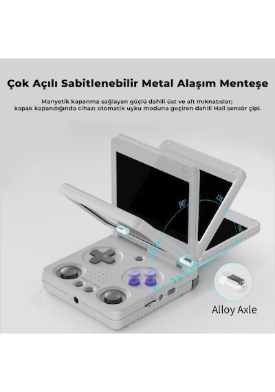 Rg 34xxsp Kapaklı Retro El Oyun Konsolu 64 Gb Gri - 3.4 İnç 3:2 Ips Ekran Çift Joystick H700 İşlemci 5g Wi-fi Bluetooth Hdmı Hall Sensörlü Katlanabilir Konsol Rg 34xxsp Kapaklı Retro El Oyun Konsolu 64 Gb Gri - 3.4 İnç 3:2 Ips Ekran Çift Joystick H700 İşlemci 5g Wi-fi Bluetooth Hdmı Hall Sensörlü Katlanabilir Konsol