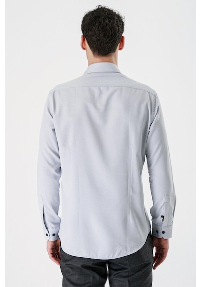 İmza Siyah Uzun Kollu Desenli Armürlü Sert Yaka Cepsiz Pamuklu Slim Fit Dar Kesim Gömlek 1004235171-siyah Siyah İmza Siyah Uzun Kollu Desenli Armürlü Sert Yaka Cepsiz Pamuklu Slim Fit Dar Kesim Gömlek 1004235171-siyah Siyah