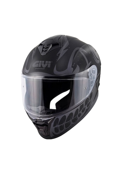 50.x Bones Mat Siyah-gri Kask Mat Sıyah-grı