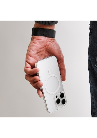 Vonmahlen Apple Uyumlu iPhone 16 Pro Max Şeffaf Sert Pc Magsafe Kılıf