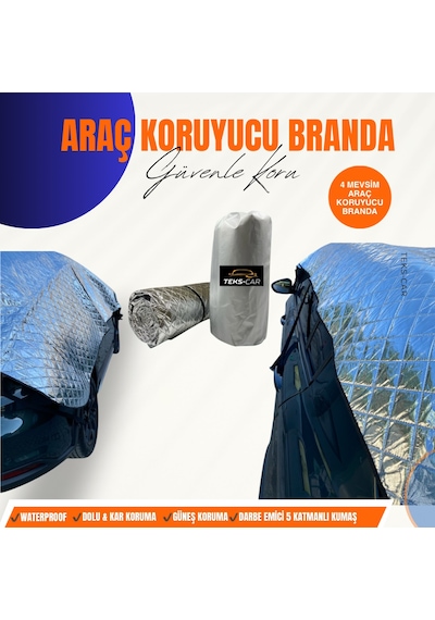 Egea Cross Uyumlu Güneş&dolu&darbe Koruyucu 4 Mevsim Oto Brandası
