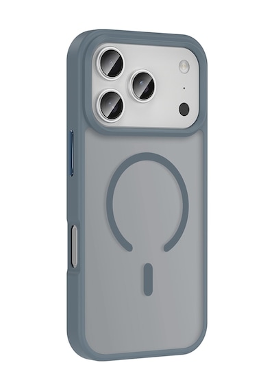 Apple Uyumlu iPhone 17 Pro Max İçin Magsafe İle Kılıf Mat Yüzey Sio Kapak Gri