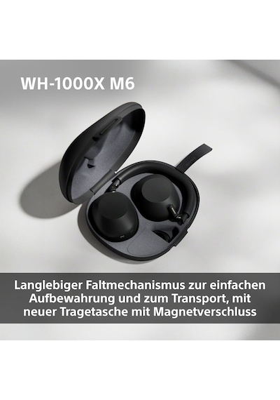 Sony Wh-1000xm6 Kablosuz Gürültü Önleyici Kulaklık, Özel Yüksek Çözünürlüklü Ses, Bluetooth Kulaklık, Konfor, Katlanabilir Tasarım, Manyetik Taşıma Çantası, 30 Saat Pil Nc Açık, İos Ve Android - Siyah Sony Wh-1000xm6 Kablosuz Gürültü Önleyici Kulaklık, Özel Yüksek Çözünürlüklü Ses, Bluetooth Kulaklık, Konfor, Katlanabilir Tasarım, Manyetik Taşıma Çantası, 30 Saat Pil Nc Açık, İos Ve Android - Siyah