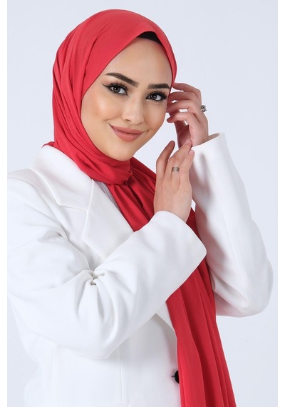 Harem Scarf Asya Şal - Kırmızı - Kırmızı