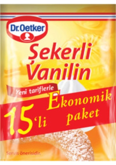 Dr.oetker Şekerli Vanilin 15'li Paket 75 G 9 Adet
