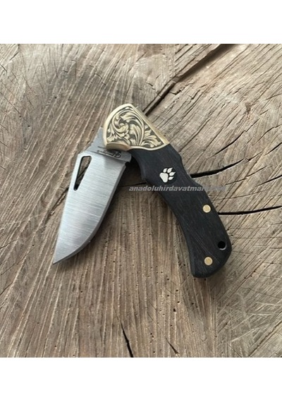 Dmr 4116n Çakı Özel Çelik Çakı Cep Çakısı Kamp Çakısı Klipsli Carbon 15cm Siyah