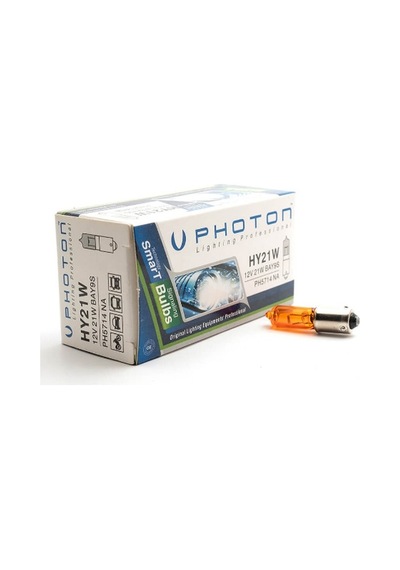 12v H21 Amber Sarı Minyatür Ampul