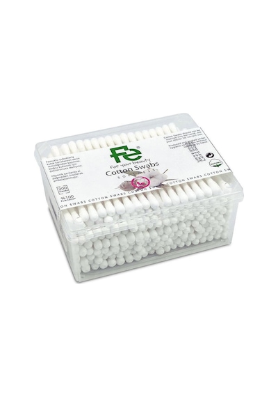 Fe Cotton Swabs Kare Kulak Temizleme Pamuğu 200'lü