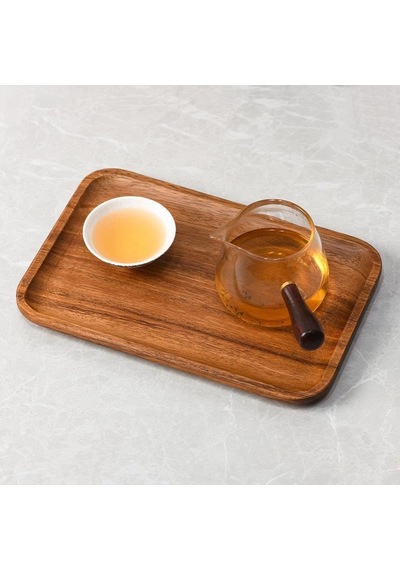 Doğal Akasya Ağacından Sunum Tabağı, Akasya Meze Tabağı, Peynir Sunum Tabağı, Akasya Salata Tabağı 23cm 17cm 1.5cm Çok Renkli