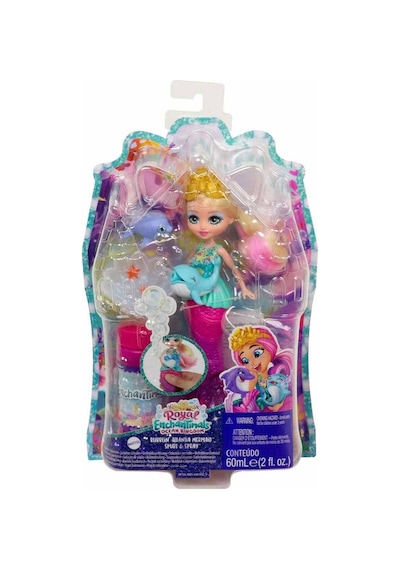 Krallığı Bncuk Yapan Deniz Kızı Atlantia Bebek 17 Cm Ve Yunus Figürü, 3 Yaş Ve Üzeri Hft24