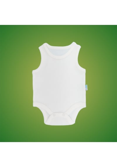 Novibaby 3'lü 24-36 Ay Bebek Atlet Body Zıbın Beyaz Çıtçıtlı 100% Pamuk Beyaz