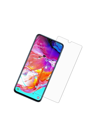 Samsung Uyumlu Galaxy A70 Kırılmaz Ekran Koruyucu Temperli Cam