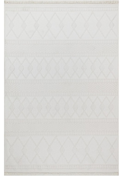Türkmen Halı Hugo Hg01 Krem Modern Tarzı Halı