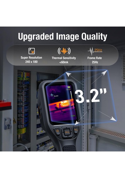 Teslong Ttm120s Termal Kamera, 3,2" Lcd Ekran, 240 180 Süper Çözünürlük