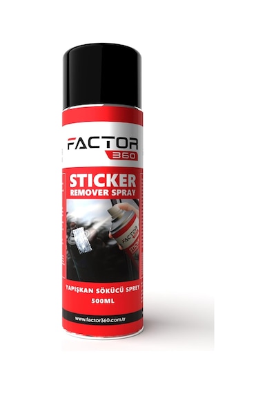 Factor360 Otomobil Araç Yapışkan Etiket Sökücü Aerosol 500ml Standart