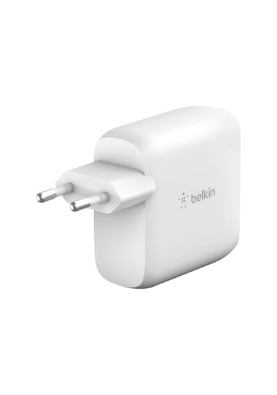 Belkin WCH013VFWH Çift USB-C Power Delivery GaN Duvar Şarj Cihazı