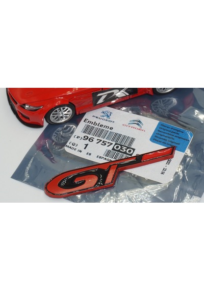 Dk Peugeot Rcz 308 508 2008 3008 5008 Gt Bagaj Kırmızı Metal Yazı