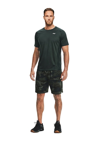 Musclecloth Running Kısa Kollu T-shirt Siyah Siyah