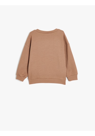 Koton Basic Sweatshirt Bisiklet Yaka Uzun Kollu Bisiklet Yaka Kahverengi 5smb10117tk Kahve Koton Basic Sweatshirt Bisiklet Yaka Uzun Kollu Bisiklet Yaka Kahverengi 5smb10117tk Kahve