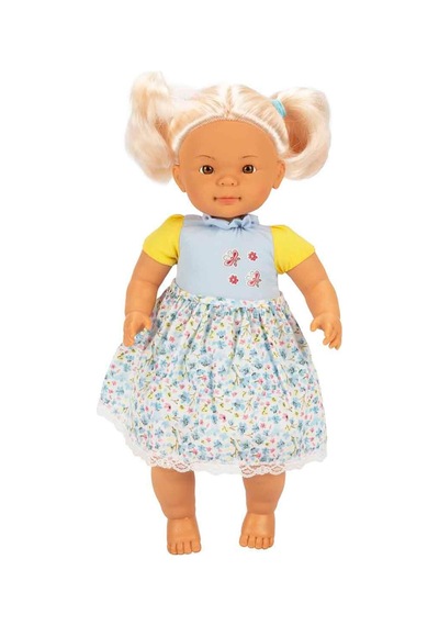 Hug Me Yumuşak Gövdeli Et Bebek 40 Cm Elbiseli Mavi