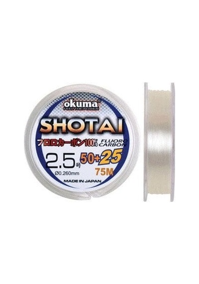Okuma Shotai Fluorocarbon 75 Mt 0,148 Mm Misina