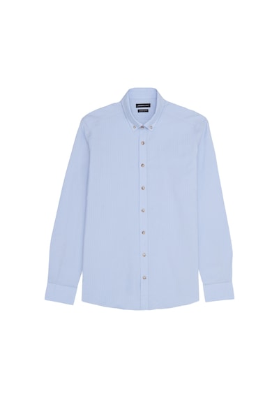 AC&Co / Altınyıldız Classics Erkek Mavı Slim Fit Dar Kesim Düğmeli Yaka %100 Pamuk Gömlek Mavı Mavi AC&Co / Altınyıldız Classics Erkek Mavı Slim Fit Dar Kesim Düğmeli Yaka %100 Pamuk Gömlek Mavı Mavi
