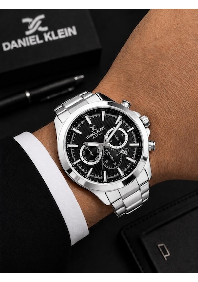 Daniel Klein Premium Çelik Kordon 2 Yıl Garantili 3 Atm Suya Dayanıklı Erkek Kol Saati Edk.r11095.2 Gümüş 18939684