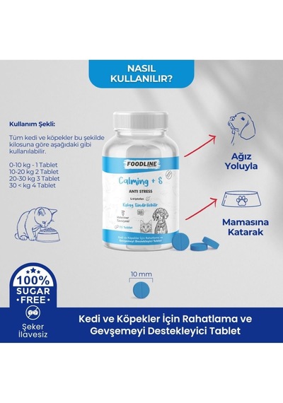 75 Tablet, Kedi Ve Köpekler İçin Calming +s
