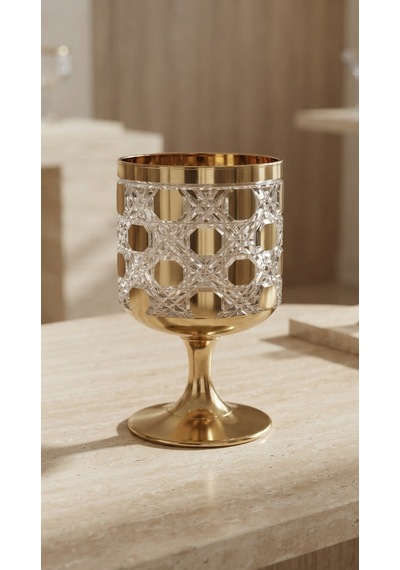 Eclat Halo Gold Kristal Kadeh 270 Cc Çok Renkli