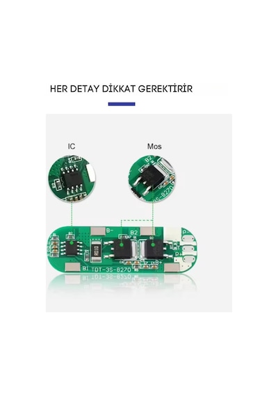 Tdt 3s 5a Bsm Li-ion Batarya Koruma Devresi 18650